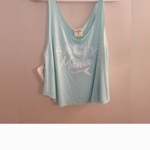 Salt Life Aqua 'Salty Mama' Tank Top